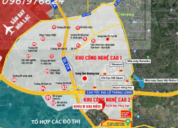 ĐẤT NỀN GIÁ F0, FULL THỔ CƯ TẠI HOÀ LẠC, ĐỐI DIỆN TÁI ĐỊNH CƯ VAI RÉO DIỆN TÍCH TỪ 100M2
