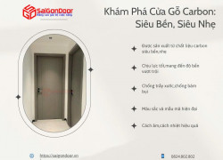 Khám Phá Cửa Gỗ Carbon: Siêu Bền, Siêu Nhẹ