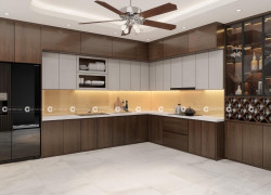 Tủ Bếp Gỗ Công Nghiệp Cao Cấp
