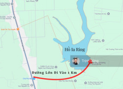 GĐ định cư nước ngoài muốn bán lô view hồ Ia Ring, Chư Sê, Gia Lai. Diện tích 7097m2, MT 43m