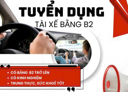 J & T Cần tuyển tài xế bằng B2 làm tại Thủ Đức