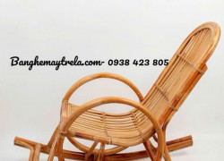 Ghế bập bênh mây tre đan nhỏ gọn
