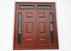 Cửa sổ thép vân gỗ tại Bình Dương