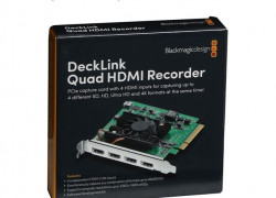DeckLink Quad HDMI Recorder – Giải pháp capture 4 kênh HDMI đồng thời, lý tưởng cho Livestream