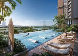 Duy nhất Căn Studios 31m2 Ngoại Giao View chéo Biển, Hồ Điều Hoà, Nhạc nước tại Dự án SkyM Hạ Long.