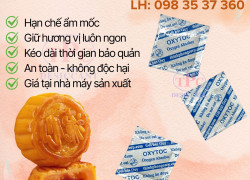 Bảo vệ bánh trung thu với gói hút oxy