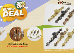 Birthday Sale - Rước ngay tay nắm tủ đẹp như mơ