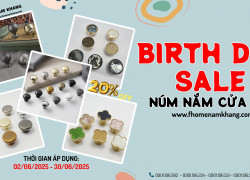 Birthday sale – Nắm nhẹ ưu đãi, mở ra phong cách