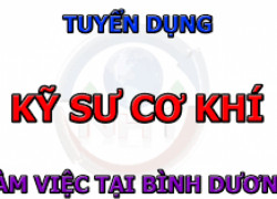 TUYỂN DỤNG KỸ SƯ CƠ KHÍ