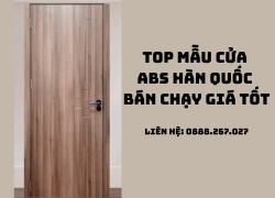 Top Mẫu Cửa Abs Hàn Quốc Bán Chạy Giá Tốt