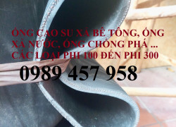 Ống cao su, hút cát, bơm nước, bơm cát, Bơm xi măng
