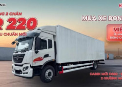 XE TẢI DONGFENG KR220 THÙNG KÍN CONTAINER 9M9