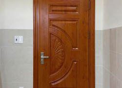 Cửa thép vân gỗ tại Vĩnh Long – Lắp đặt tận nơi
