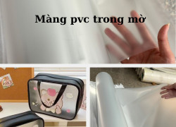màng nhựa pvc dẻo đục mờ giá bao nhiêu