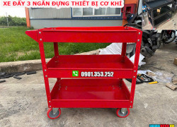 Xe đẩy 3 tầng siêu bền – Đựng thiết bị cơ khí gọn gàng, dễ di chuyển