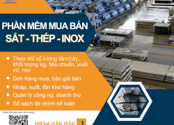 GIẢI PHÁP PHẦN MỀM ĐẶC THÙ NGÀNH THÉP INOX