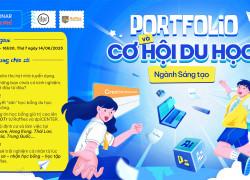 WORKSHOP PORTFOLIO và Cơ hội du học ngành sáng tạo