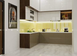 Tủ Bếp Gỗ Công Nghiệp MDF Lõi Xanh Cao Cấp