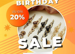 Birthday Sale – Tưng bừng ưu đãi 20% toàn bộ tay nắm tủ cổ điển