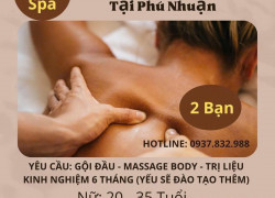 NACY SPA tuyển KTV gội dưỡng sinh & da, làm tại Phú Nhuận