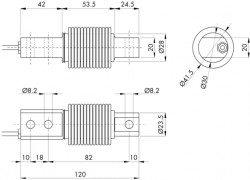 Load cell kiểu thanh uốn chống rung BBR-30Kg
