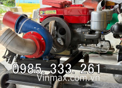 Máy bơm D24 phi 150 đầu nổ mát nước