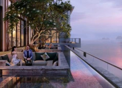 Bán căn Sky Villas 3 Tầng 242m2. Bể bơi, sân vườn, View trực Biển toà Căn Hộ cao cấp Icon40 Hạ Long.