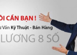 Tuyển NV Tư vấn kỹ thuật - Giải pháp chống sét làm toàn miền Bắc