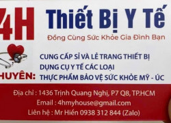 Thiết bị y tế 4H. sỉ lẻ dụng cụ y khoa toàn quốc