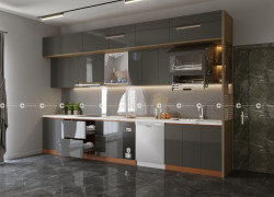 Tủ Bếp Gỗ Công Nghiệp MDF Lõi Xanh Cao Cấp
