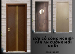 Cửa Gỗ Công Nghiệp Ván An Cường Mới Nhất