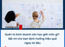 Quản trị kinh doanh cần học giỏi môn gì? Bật mí cho bạn định hướng hiệu quả ngay từ đầu