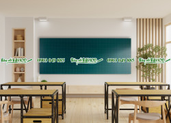 Bảng viết phấn từ tính Hàn Quốc