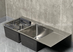Chậu Rửa Chén Inox 2 Hố Cao Cấp MTCR-07IN