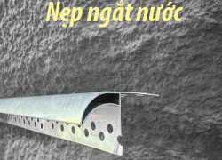 Nẹp góc cạnh V Inox màu nẹp T nhôm trang trí nẹp ngắt nước mưa