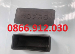 Bịt đầu sắt hộp 30x60mm, đầu bịt ống thép hộp 30x60mm