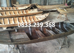 Xuồng gỗ mẫu Thái trang trí, câu cá, hái sen.