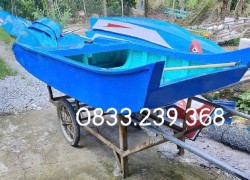 Chẹt, Bè, Phà composite nhỏ gọn đi làm vườn, thả lưới, câu cá.