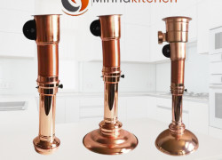 Ống hút khói bếp nướng loại cứng - Ống hút mùi bếp nương than hoa dương bàn