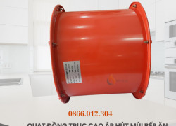QUẠT THÔNG GIÓ TĂNG ÁP D300- QUẠT HƯỚNG TRỤC TĂNG ÁP BẾP NẤ