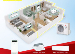 Những lợi ích khi chọn và lắp Điều hòa MULTI MITSUBISHI HEAVY ưu đãi cho chung cư