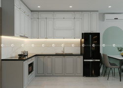 Tủ Bếp Gỗ Công Nghiệp MDF Trang Nhã Sang Trọng xdfjgtcuol