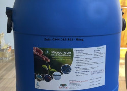 Men vi sinh Microclean, men vi sinh phân hủy gốc rạ, mùn bã hữu cơ, xác lá cây, cung cấp vi sinh có lợi cho ao nuôi