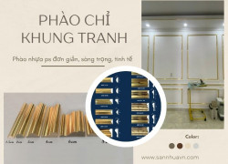 Phào chỉ khung tranh PU, PS | Báo giá mới nhất T6/2025