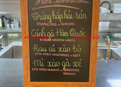 Bảng đen viết phấn khung gỗ