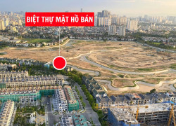 Bán biệt thự mặt hồ K7 Ciputra – nhà còn thô. Mặt tiền 12m. Giá 167 tỷ