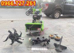 Máy xới đất , cắt cỏ trục băm chạy xăng đa năng