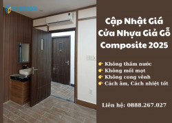 Cập Nhật Giá Cửa Nhựa Giả Gỗ Composite 2025
