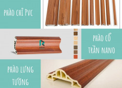 Các loại phào chỉ nhựa nano ốp trần tường + 5 lưu ý khi mua