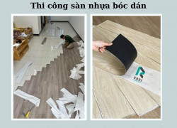 Sàn nhựa giả gỗ bóc dán 2mm có chịu nước không?